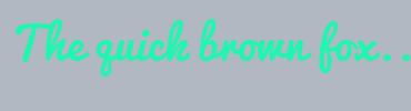 Image with Font Color 1FF6B0 and Background Color B2B8C1